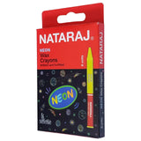 Nataraj Neon Wax Crayons 8 Colours