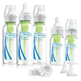 Dr. Brown's PP Narrow Options+ Newborn Feeding Set (3X250 Ml & 2X120 Ml Bottles, 2Xl2 Nipples, 2 Storage Caps, 3 Cleaning Brushes) - Laadlee