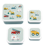 A Little Lovely Company Lunch & Snack Box Set - Vehicles