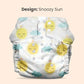 Mother Sparsh Plant Powered Cloth Diaper - Snoozy Sun - Laadlee