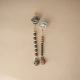 Mushie Silicone Pacifier Clip Luna - Dried Thyme