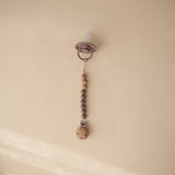 Mushie Pacifier Clips Eva Ash - Laadlee