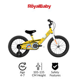 Chipmunk Kids Bike - Submarine 16" Yellow - Laadlee