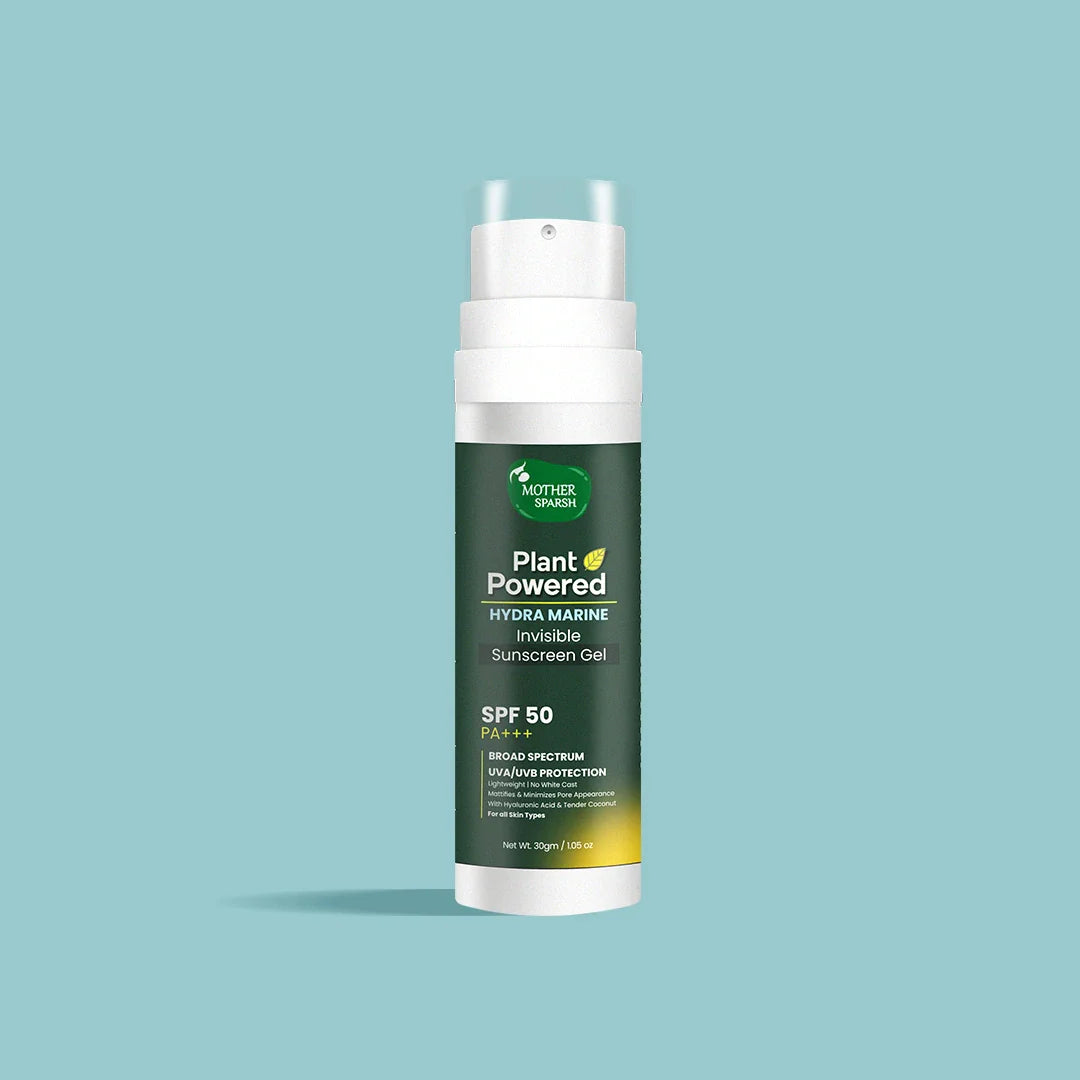Mother Sparsh Plant Powered Hydra Marine Invisible Sunscreen - 30gm - Laadlee
