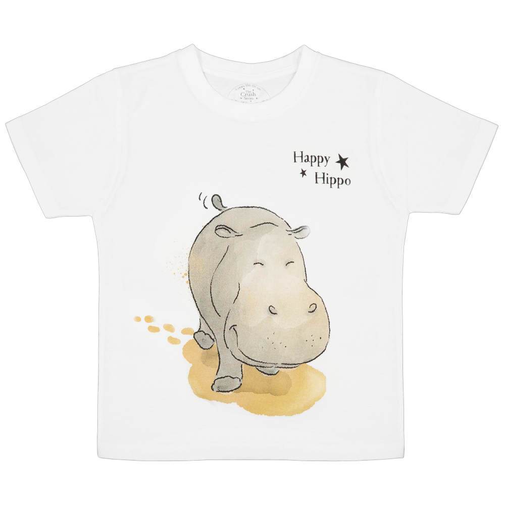 The Crush Series Hippo Crush T-Shirt - Laadlee