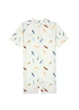 Lassig SPF Short Sleeve Sunsuit - Surfboards Sea Salt