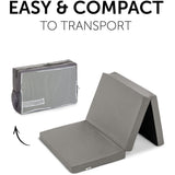 Hauck Folding Travel Cot Mattress Sleeper 60X120 cm - Grey