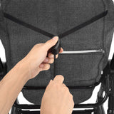 Teknum 3 In 1 Pram Stroller And Diaper Bag Bundle - Space Grey