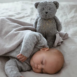 Moonie Organic Humming Bear Friend with Lamp - Gray Natur