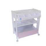 TheKiddoz Changing Table with Bathtub - Pink - Laadlee