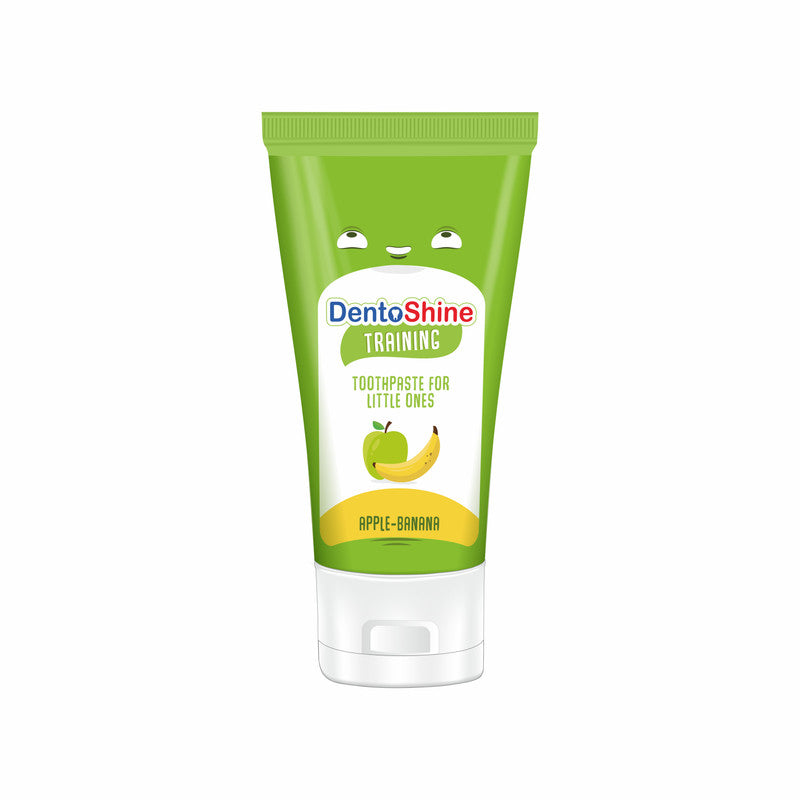 DentoShine Training Toothpaste 60g - Apple Banana - Laadlee