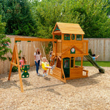 Kidkraft Ashberry Wooden Swing Set Playset
