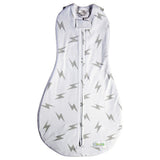 Woombie Grow With Me Swaddle - Gray Bolt