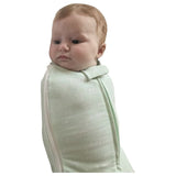 Woombie Grow With Me Swaddle - Mint Hello World