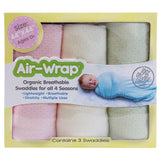 Woombie Old Fashioned Air Wrap Blankets - Cream, Pale Peach, Rose