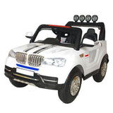 MYTS 2WD Dual Drive Jeep for Kids - White