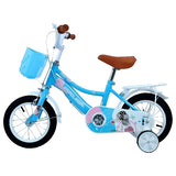 MYTS JNJ Kids Bicycle With Basket 16-inch - Light Blue