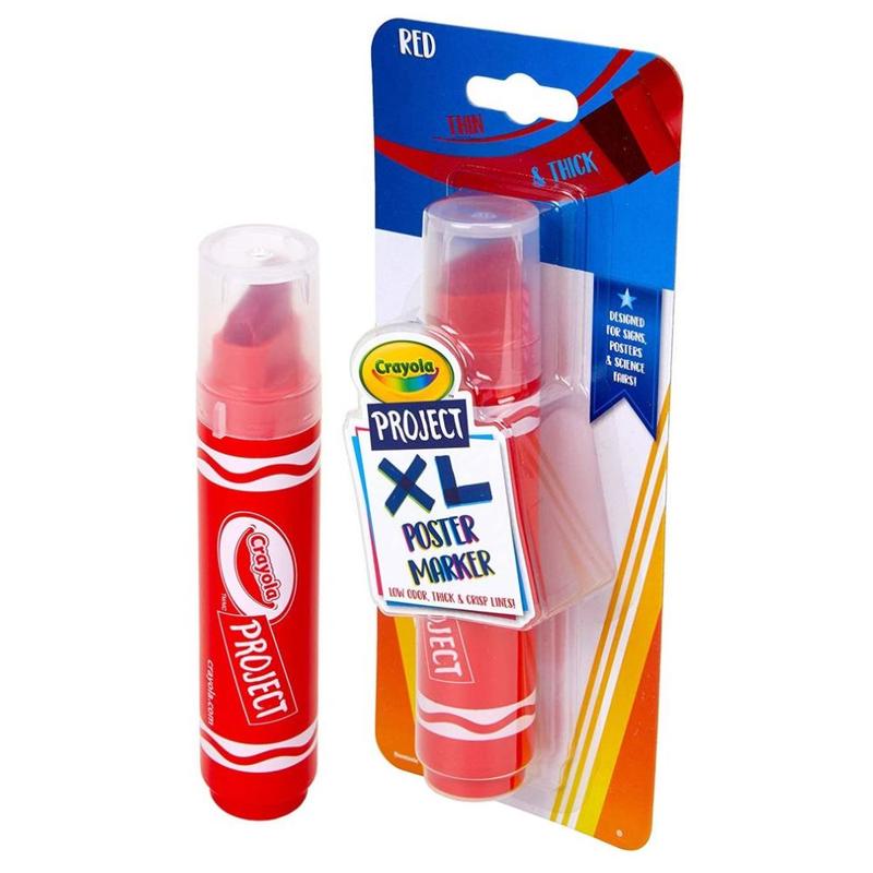 Crayola Project XL Poster Marker - Red - Laadlee
