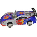 Crazon 1:18 2Wd Racing Car With Light - Blue/ Red - Laadlee