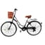 MYTS JNJ Kids City Bike Bicycle With Basket 26-inch - Black