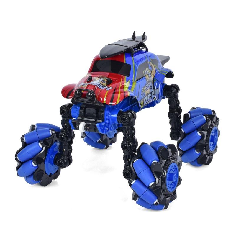 Crazon 2.4G Scale 1:18 Foldable Drifting Wheels Rc Off-Road - Blue - Laadlee