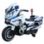 MYTS Police Kids Electric Motorcycle 12V - White