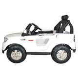 MYTS 2WD Dual Drive Jeep for Kids - White