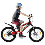 MYTS JNJ Kids Bicycle With Basket 20-inch - Black/Red