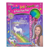 Tokidas Secret Lock Journal & Pom Pom Pen - Unicorn