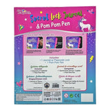 Tokidas Secret Lock Journal & Pom Pom Pen - Unicorn