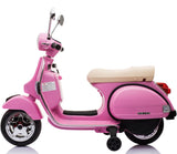 megastar-licensed-12v-ride-on-children-electric-motorcycle-vespa-pink-2