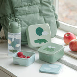 Done By Deer Snack Box Set 3pcs - Happy Clouds Green