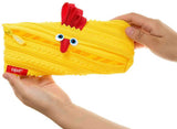 ZIPIT Animals Pencil Case Made of One Long Zipper - Chicken