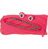ZIPIT Monster Pencil Case Made of One Long Zipper - Pink