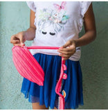 ZIPIT Monster Pencil Case Made of One Long Zipper - Pink