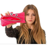 ZIPIT Monster Pencil Case Made of One Long Zipper - Pink