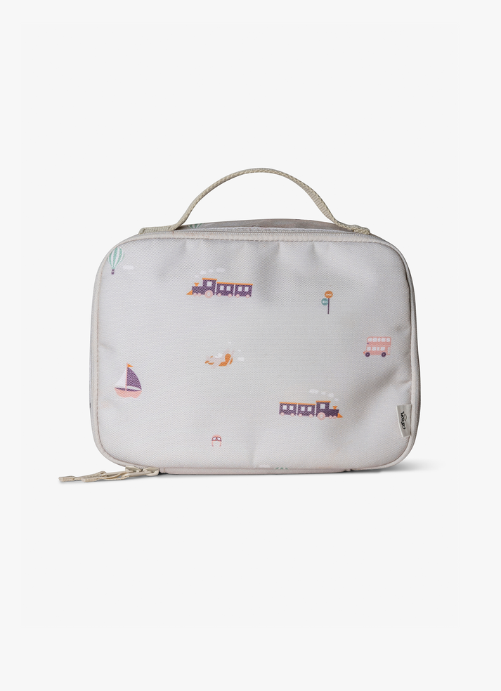 Citron Insulated Square Lunchbag - Vehicles - Laadlee