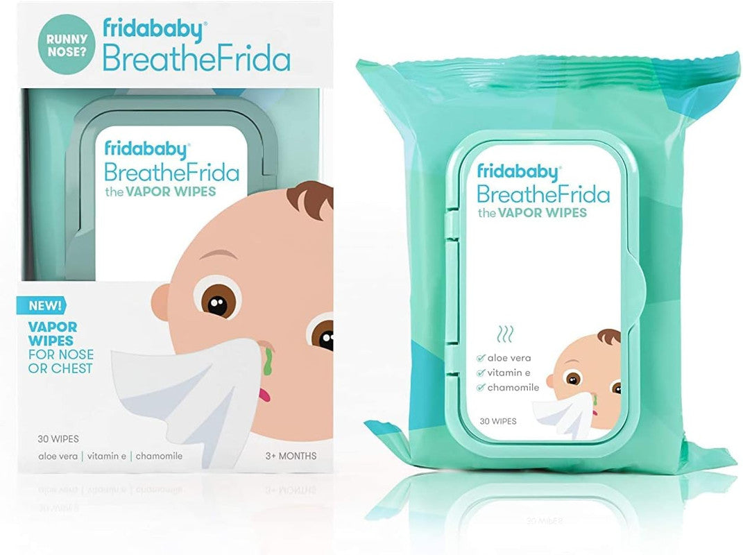 Frida Baby - BreatheFrida Baby Vapor Wipes for Nose Chest Wipes - 30pcs - Laadlee