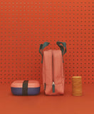 Ekobo - Go Duo Color Snack Box - Coral / Royal Blue - Laadlee