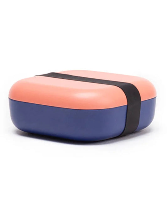 Ekobo - Go Duo Color Snack Box - Coral / Royal Blue - Laadlee