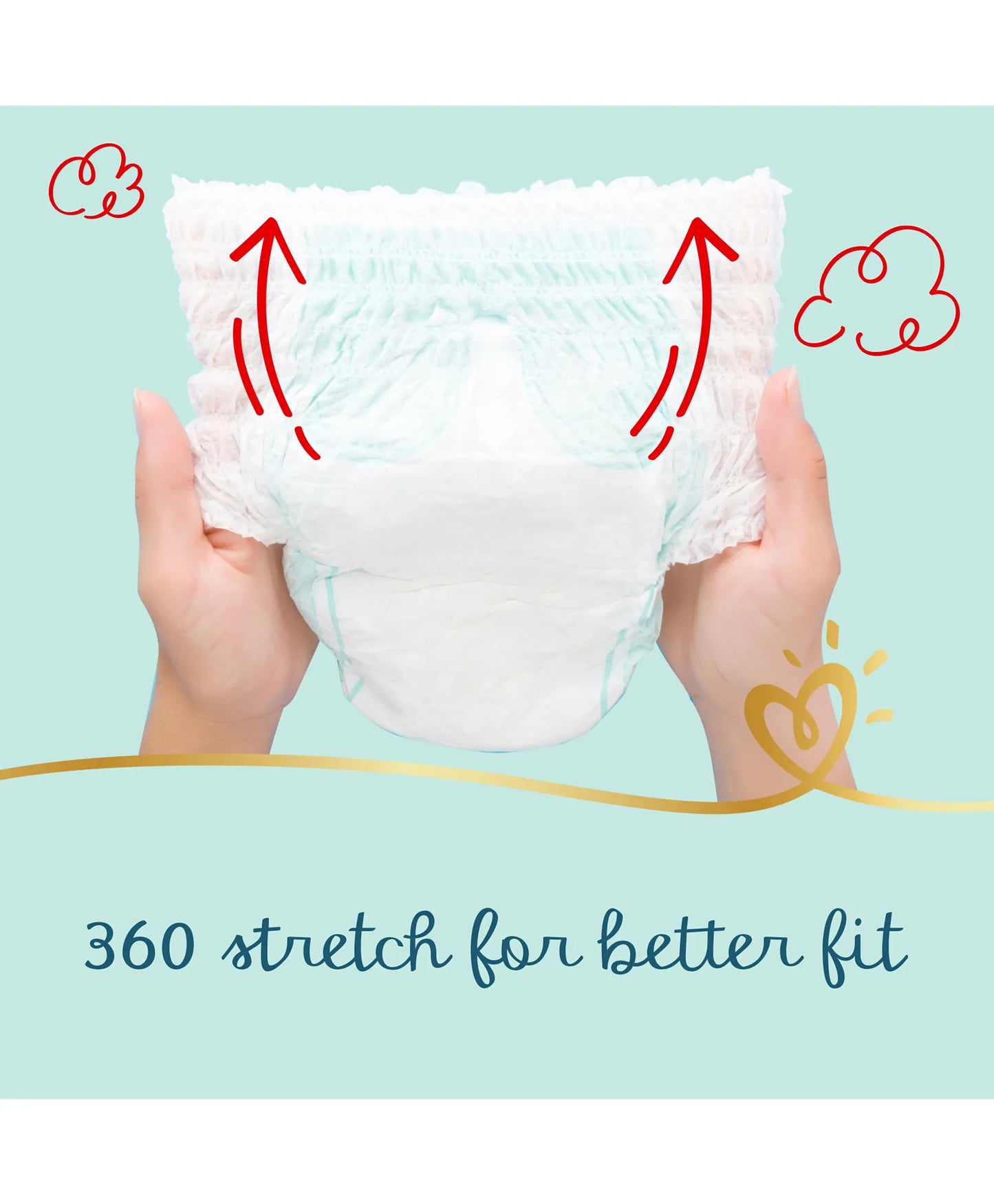 Pampers Premium Care Pants Diapers, Size 5, 12-18kg, Unique Softest Absorption for Ultimate Skin Protection, 40 Count - Laadlee