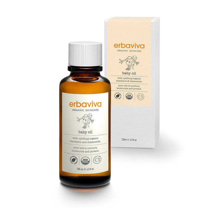 Erbaviva - Organic Baby Oil 120ml - Laadlee