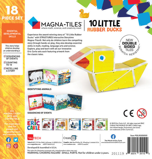 Magna-Tiles 10 Little Rubber Ducks - Laadlee
