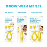 Frida Baby - Grow with me Training Toothbrush Set - Yellow - Laadlee