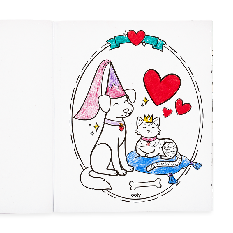 OOLY Coloring Book - Princesses & Fairies - Laadlee
