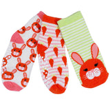 Zoocchini Baby Terry Sock Set - Bella The Bunny (3pcs) - Laadlee