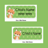 My Nametags Stickers - Fox (Pack of 56) - Laadlee