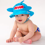 Zoocchini Reusable Baby Swim Diaper & Sun Hat Set - Blue Shark - Laadlee