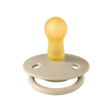 BIBS De Lux 2 Pack Silicone Onesize - Vanilla / Peach - Laadlee