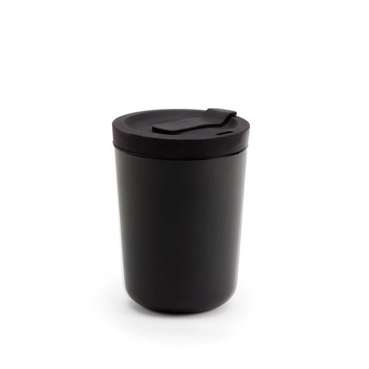 Ekobo - Go Reusable Takeaway Mug 350 ml - Black - Laadlee